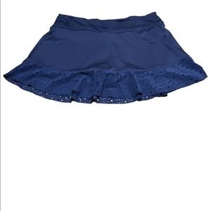 BCG Tru-Wick Navy Blue Die-Cut Skort‎